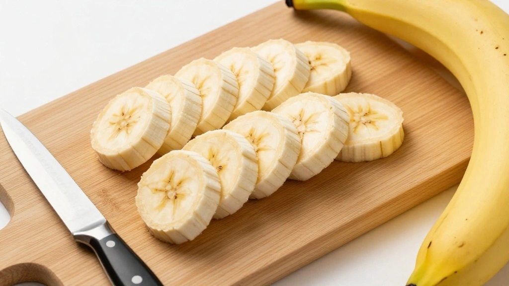 Not Yo Mama’s Banana Pudding (No-Bake Classic) - Step 3: Slice the Bananas 1