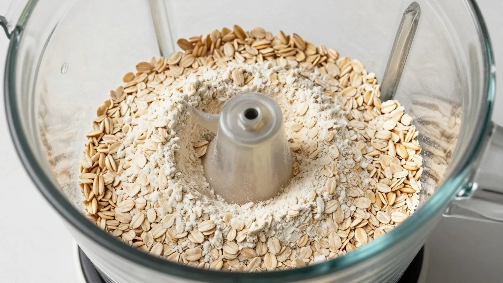 Oat Banana Pancakes (Soft & Hearty) - Step 2: Blend Oats 1