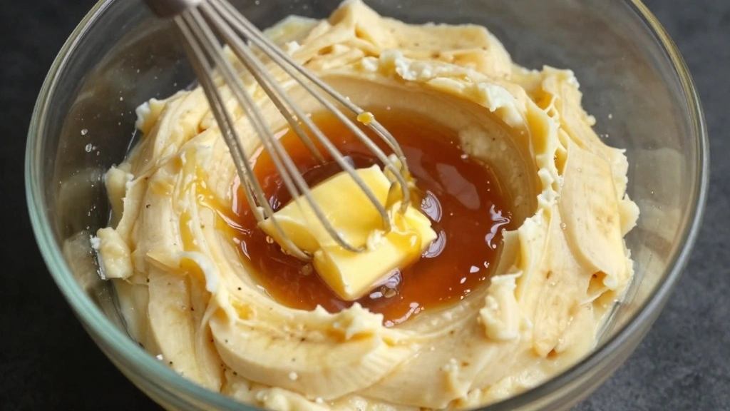 Super Moist Banana Bread Recipe (Never Dry) - Step 5: Combine Wet Ingredients 1