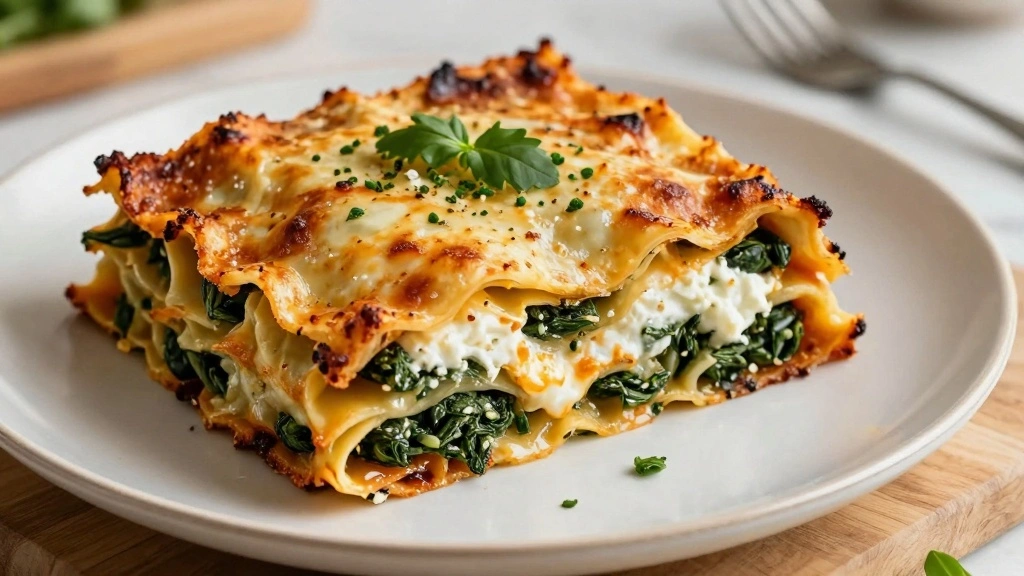 Lasagna Recipe Vegetarian: Classic Spinach & Ricotta (Family-Style)