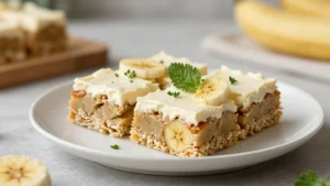 Banana Bars with Cream Cheese Frosting (Moist & Easy)