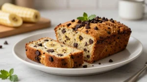 Banana Chocolate Chip Bread Recipe (Soft & Moist)