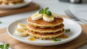 Banana Oatmeal Pancakes (Healthy & Filling)