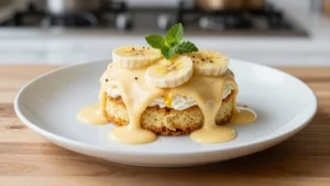 Banana Poke Cake (With Vanilla Pudding)