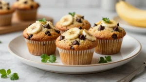 Chocolate Chip Banana Bread Muffins (Bakery-Style)