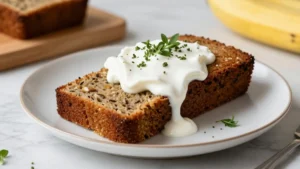Healthy Banana Bread with Greek Yogurt