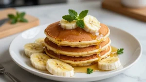 Healthy Banana Pancakes (No Refined Sugar)