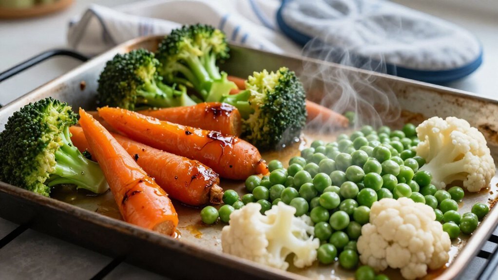 crowd free sheet crisp veggies