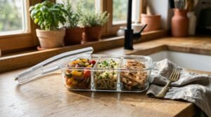 eight best 3 compartment glass containers
