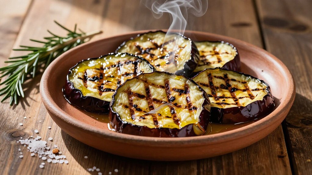 grill eggplant smoky tender