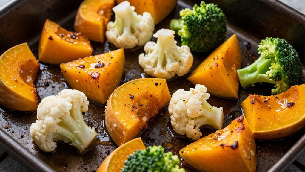high heat roasted frozen vegetables thrive