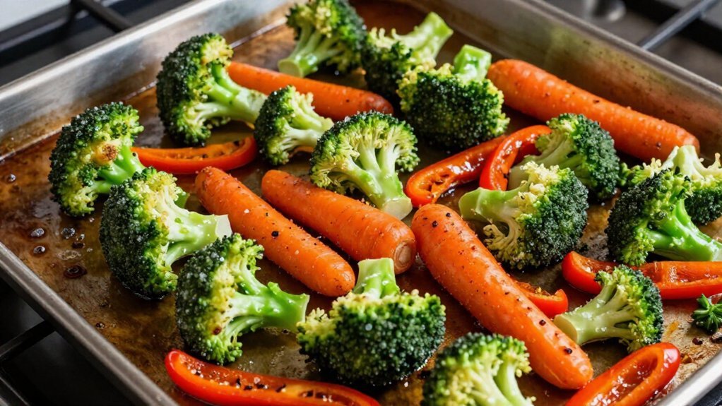hot oven crispy roasted vegetables