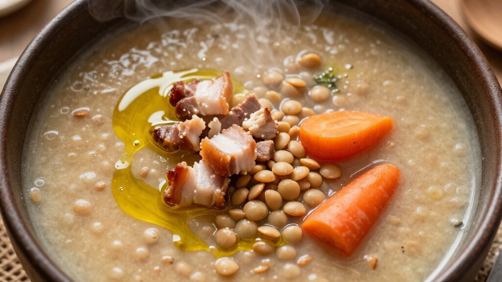 lentil soup carbs and protein