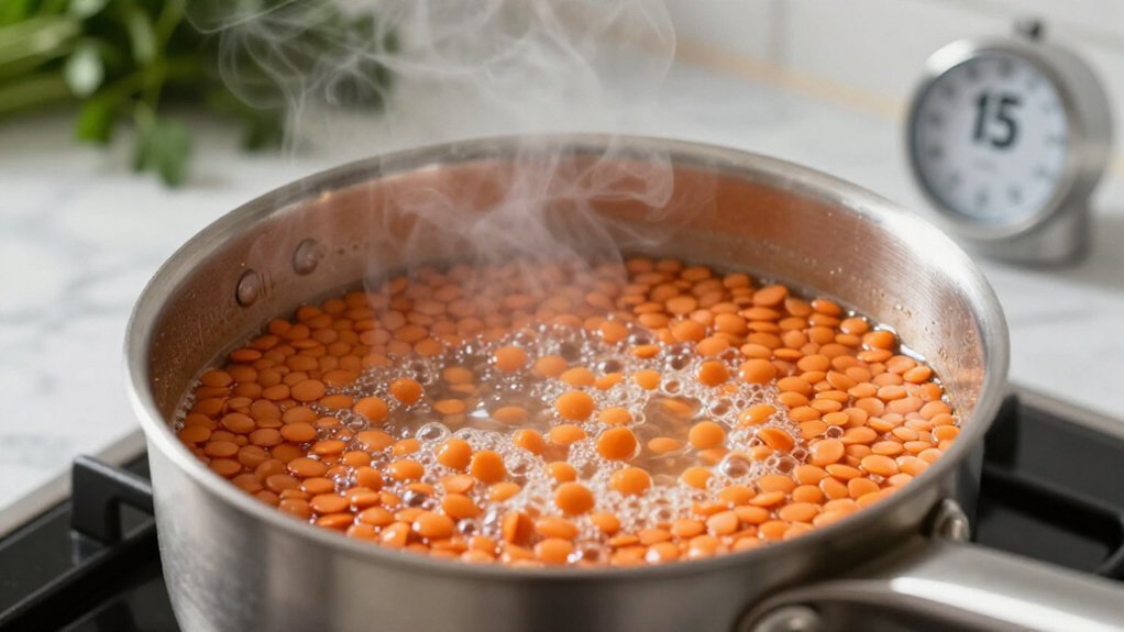red lentils water ratio guidance