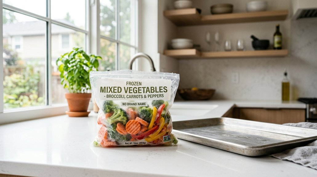 roast frozen vegetables yes