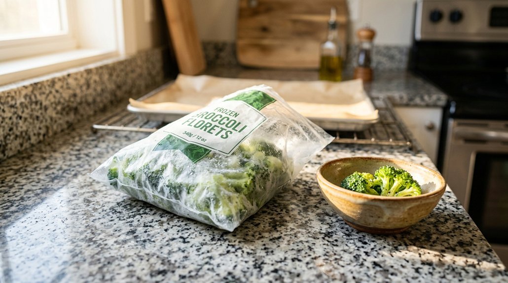 roast frozen veggies directly no thawing