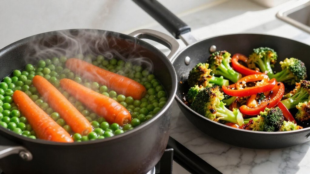 steam or saut delicate veggies win