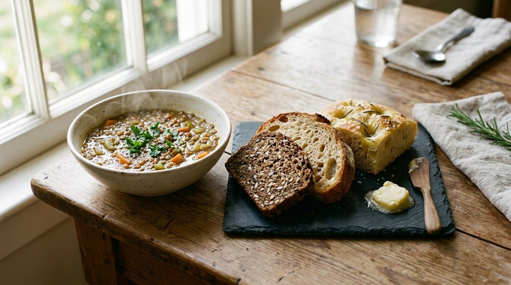 three best sides for lentil soup