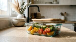 top stackable glass storage